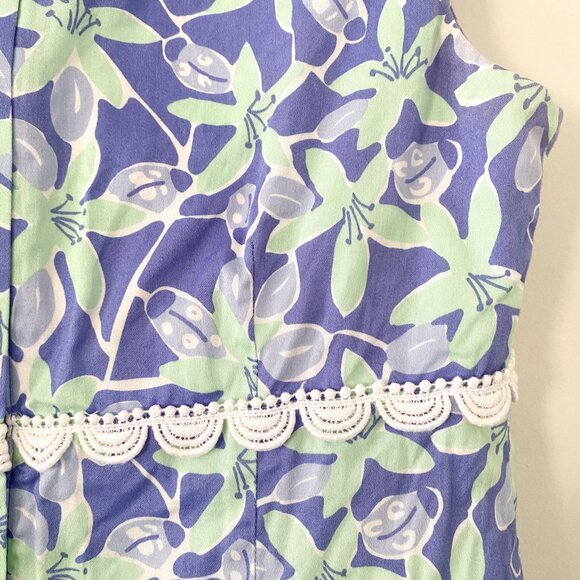 Vintage Lilly Pulitzer Ladybug & Floral Shift Dress - Picture 4 of 11